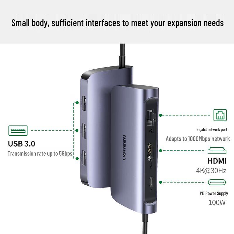 Ugreen Type-C 6-in-1 Hub Adapter