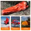 2er-Pack Notfallschlafsack Wasserdicht PE Survival-Schlafsack Leichtgewichtiger Thermischer Biwaksack