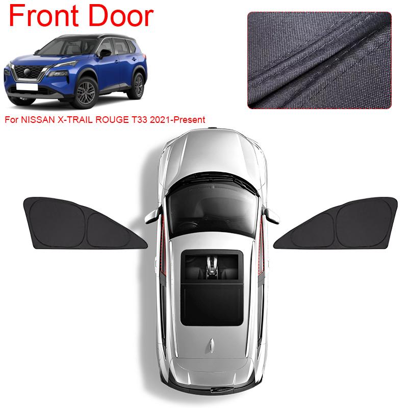 Car Black Windows Privacy Sunshade For NISSAN X-TRAIL ROUGE 2014-2026 Anti-UV Heat Insulation Protect Cover Interior Accessories