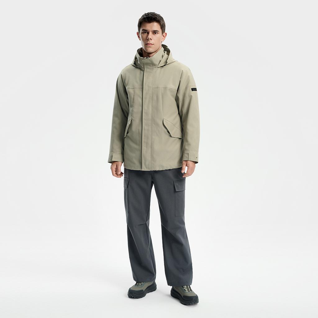 Fila Urban Explore Series Two-Piece Sports Hooded Loose Down Jacket Men Outerwear A11M548901F-BN