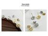 Sterling Silver S925 Unique Letter Stud Earrings for Women - Niche Fashion, Temperament, and Personality Design.