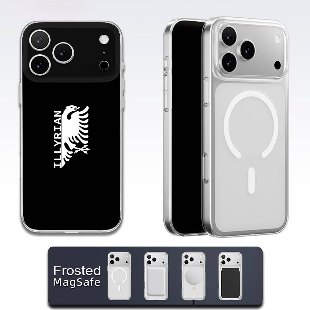 

Albania Flag Passport Illyrian Phone Case For iPhone 17,16,15,14,13,12,11,Pro,Max,Plus,E,Air,Mini Magsafe Transparent iPhone11