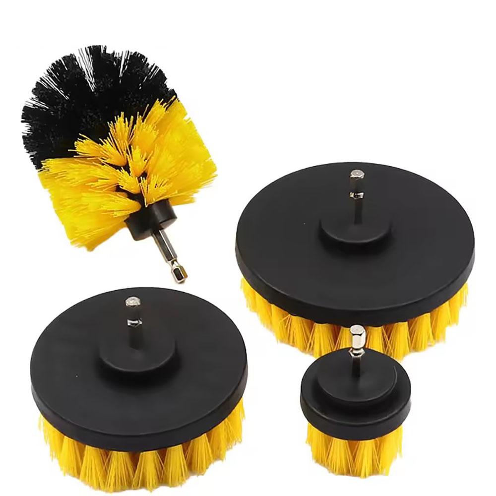 Drill Brush Accessories Set Electric Cleaner Brush with Drill Brush To Clean Showers Bathtubs Bathroom Tile Slurry Carpet