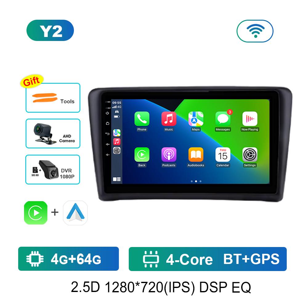 GPS Navigation Android OS 9 Inch for Skoda Rapid 2012 - 2020 4G Car Radio Multimedia Player WiFi Bluetooth DSP Stereo IPS Screen