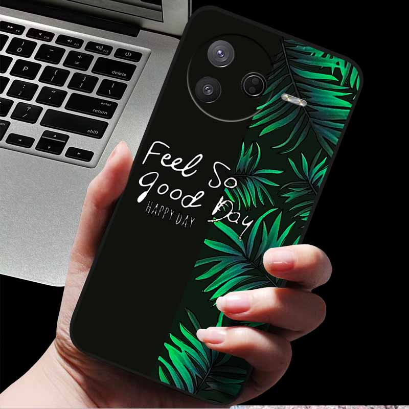 For Xiaomi Poco F7 Pro/ Poco F7 Ultra 5G 3D Relief Flower Emboss Soft Silicone Back Cover Case for Poco F7 Pro Ultra Relief Case