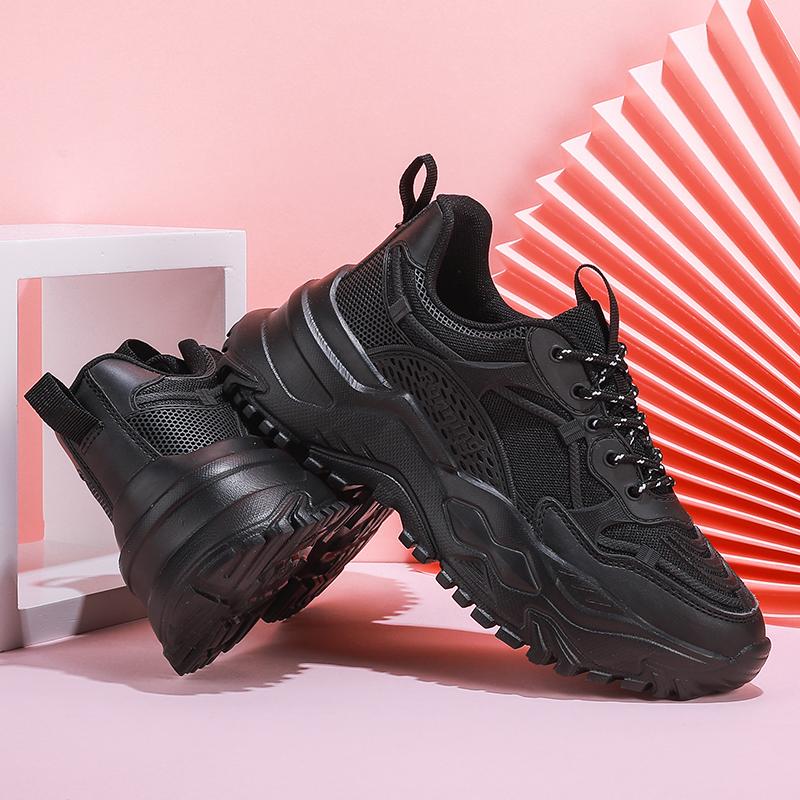 Women Shoes Breathable Casual Thick Sole Sneakers for Men Trainers Platform Shoes Couples Lightweight