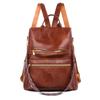 Soft Leather Capacity Casual Backpack