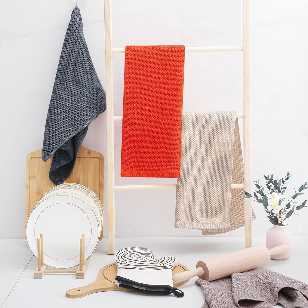 Panos Kitchen Nordic Waffle Kitchen Set of 34 x 73 Oatmeal Cloths, Style, Dishcloths, Dishcloths, Children's Towels, Towels, 4, cm,