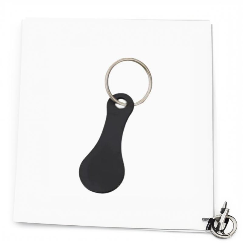 Rust Proof Metal Shopping Cart Trolley Tokens 1/3PCS Decorative Key Ring Keychain for Daily Grocery Trips Travel Use