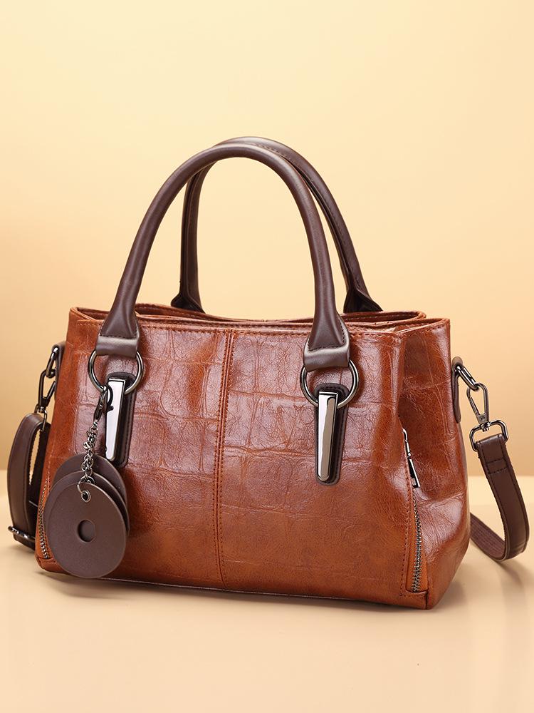 Hongkong 2025 Retro Kolorowy Blok Ręczna Torba Crossbody o Dużej Pojemności Poduszka dla Kobiet