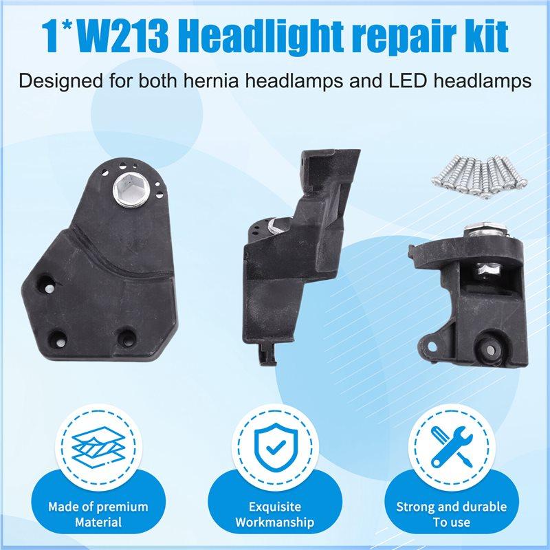 Headlight Kit Bracket For E-Class W213 X213 E200 E260 E300L 2016-2018 Left Side Car Headlight Protection Ring