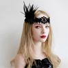 Feathered Headband Bat Hairpin Halloween Headpiece Bat Necklace Halloween Head Chain for Women Girl Style 9 New Arrival