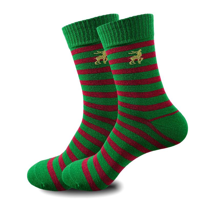 50 Christmas Stocking Styles: Autumn/Winter Cartoon Mid-Calf Socks, Perfect Holiday Gift