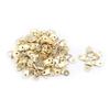 100PCS/10PCS Golden Triangle D-Ring Hanging Picture oil Painting Mirror Frame Hooks Hangers