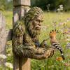 2Pcs Sasquatch Bird Feeder Decorative Outdoor Feeder Resin Sasquatch Sculpture Birdseed Tray for Tree Backyard Garden Art Decor Nature Lovers Gift