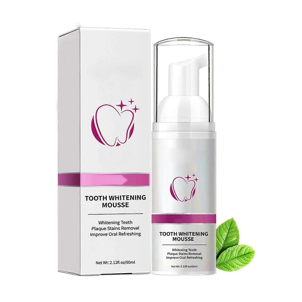 Toothpaste Whitening Foam Cleaning Reduce Tartar Stains Portable Mousse Toothpaste