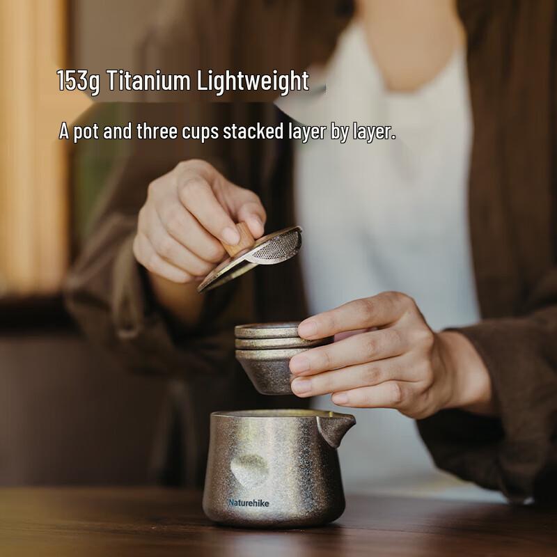 Naturehike Portable Titanium Tea Set