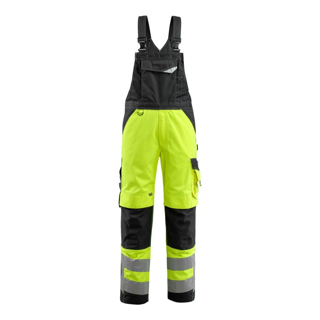 Mascot Mens Newcastle Safe Supreme Hi-Vis Bib And Brace Overall