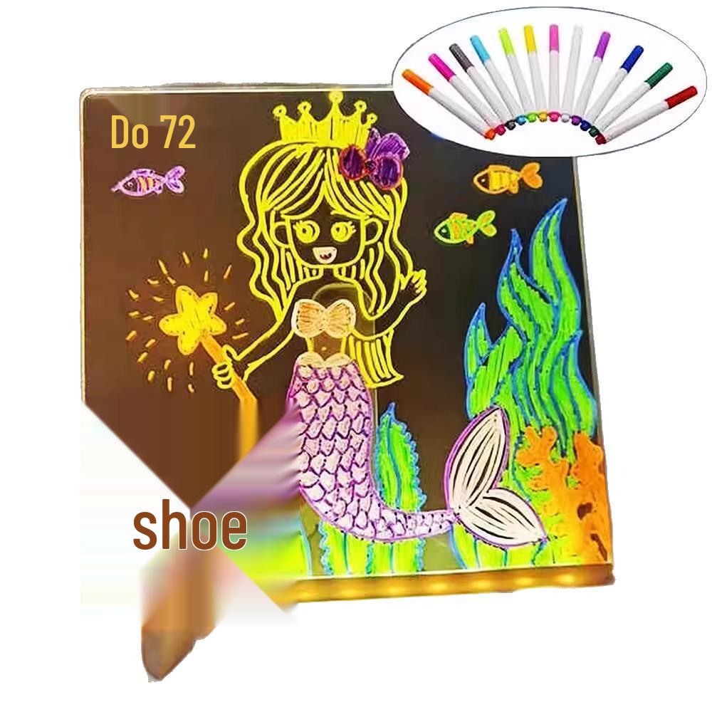 Erasable Anti-Scratch Light-Up Acrylic Message Board
