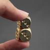 Bar Supplies Decorative Items Pure Copper Copper Dice Brass Dice Solid Dice Metal Solid Dice