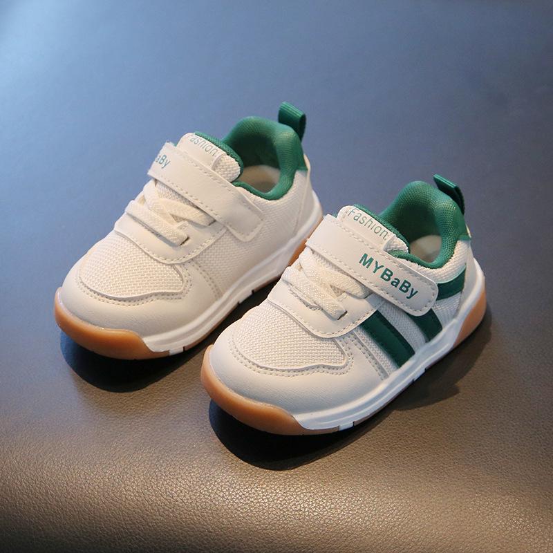 Spring & Autumn Breathable Baby Mesh Sneakers - Non-Slip Soft Sole Shoes for Boys & Girls