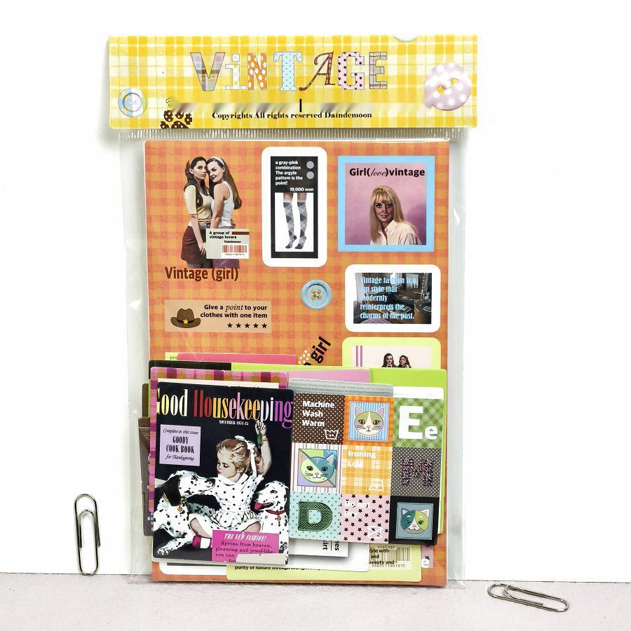Korean OAB Travel Photography Magazine Scenery Stickers - Journal Decoration Pack