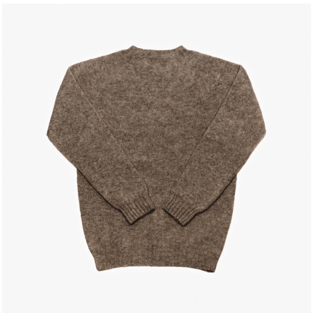 Halliove Scotland M3834 7 Shaggy Nutmeg Shaggy Dog Nutmeg Whole GarMent Men S Knit