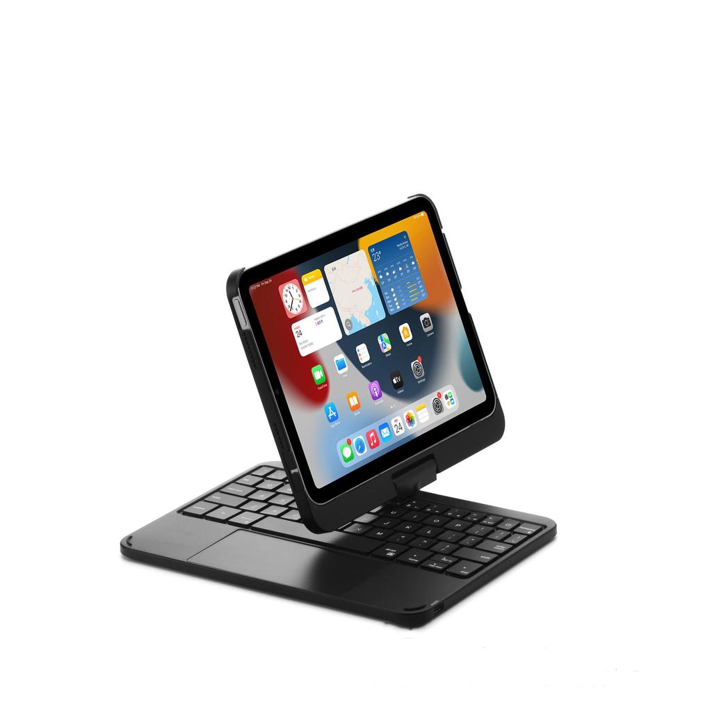 Magic Bluetooth Keyboard Case: Colorful Backlit, Rotating, Protective for iPad Mini 7 and 6, 8.3-inch