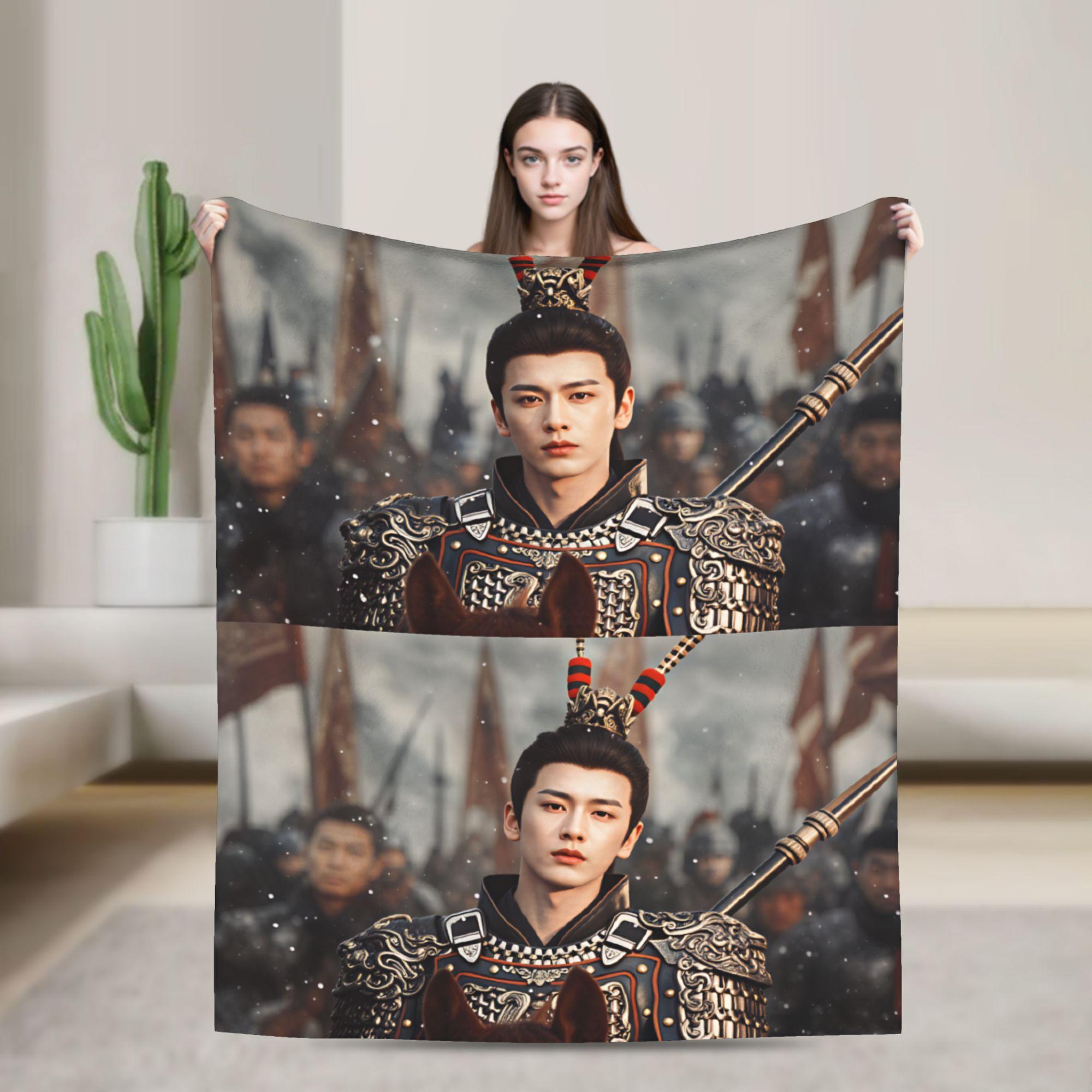 Zhang Linghe Blankets Airplane Travel Flannel Throw Blanket For Bedroom Warm Design Quality Bedspread Gift Idea Size: 75*100cm, Weight: 230 GSM