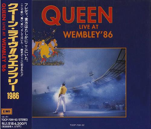 

CD QUEEN - Live At Wembley 86 TOCP709192 EMI 1992 Япония Рок Б/У