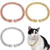 Stylishly Bling Gold Dog Collar Necklace For All Seasons