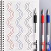 Student Exam 0.5mm Black Signature Pen - High-Precision Neutral Bullet Tip