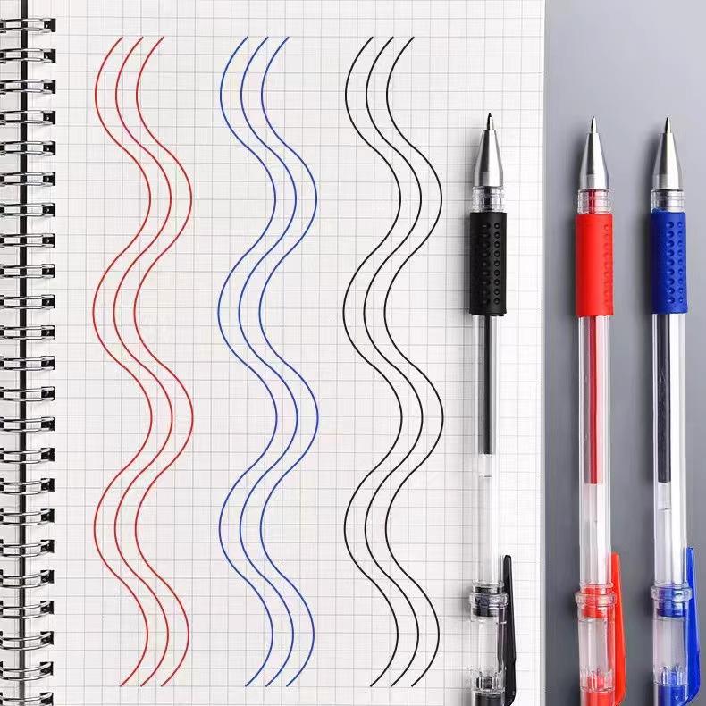 Student Exam 0.5mm Black Signature Pen - High-Precision Neutral Bullet Tip
