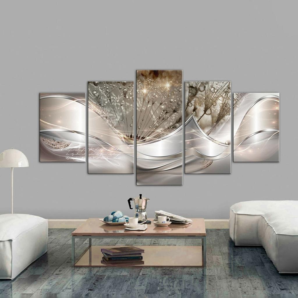 5pcs Canvas Prints Paintings Wall Art Modern Living Room Decor