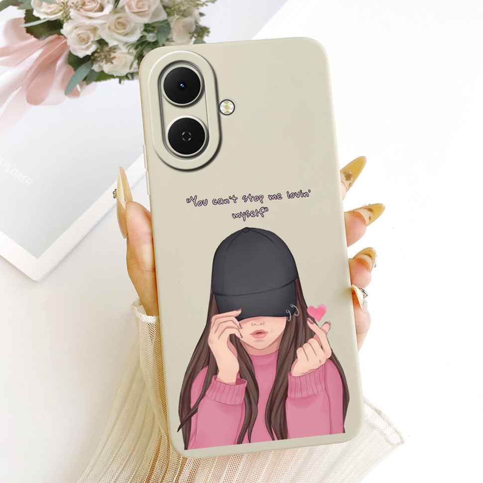 For Tecno Spark Go 2 Case Astronaut Girls Pattern Soft Cases For Tecno Spark Go2 SparkGo2 KM4 Silicon Covers Bumper