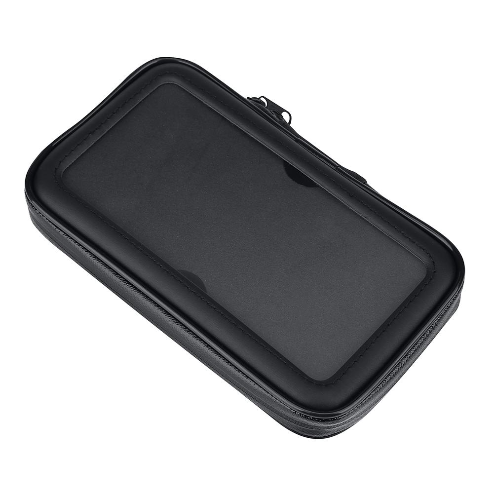 Bike Motorbike Handlebar Mount Holder Waterproof Bag Case Accessory (L)