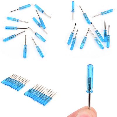 10 Pcs/Set Screwdrivers 2Mm Portable Screw Driver Repair Tool Phillips Slotted