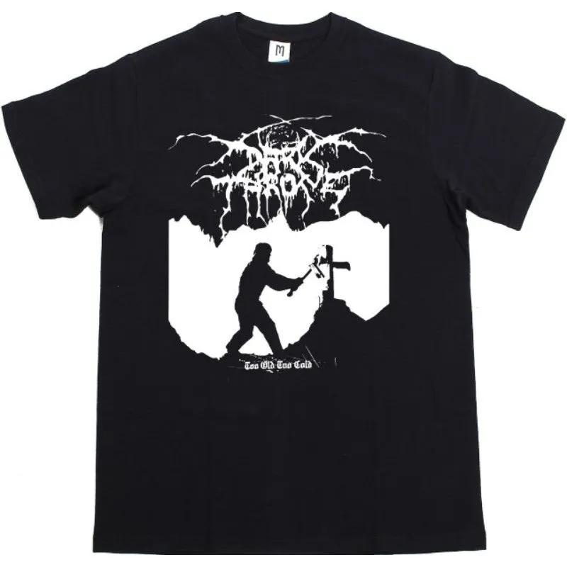 Unisex Short Sleeve Crew Neck Cotton T Shirt Darkthrone L