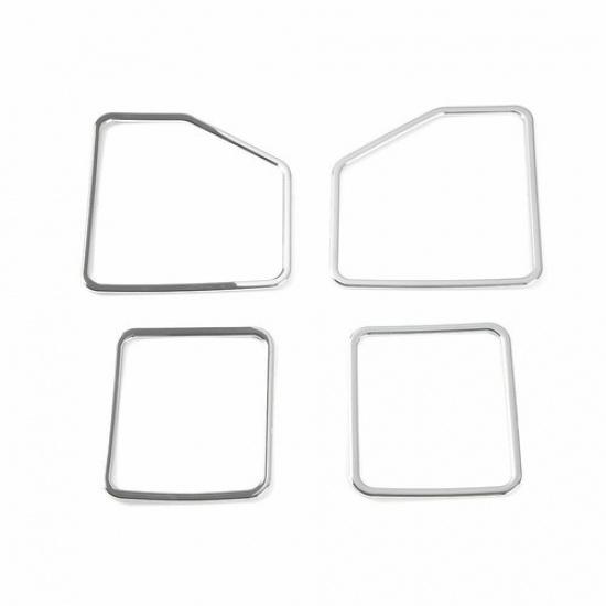 For F-150 Chrome Door Speaker Frame Cover Trim Kit for 2015- Ford F150 4PCS