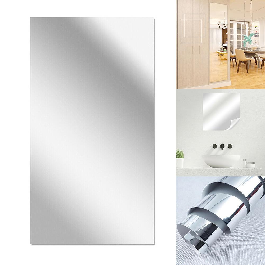 Foil Wall Mirror Mirror Wall Sticker Mirror Self-adhesive Waterproof