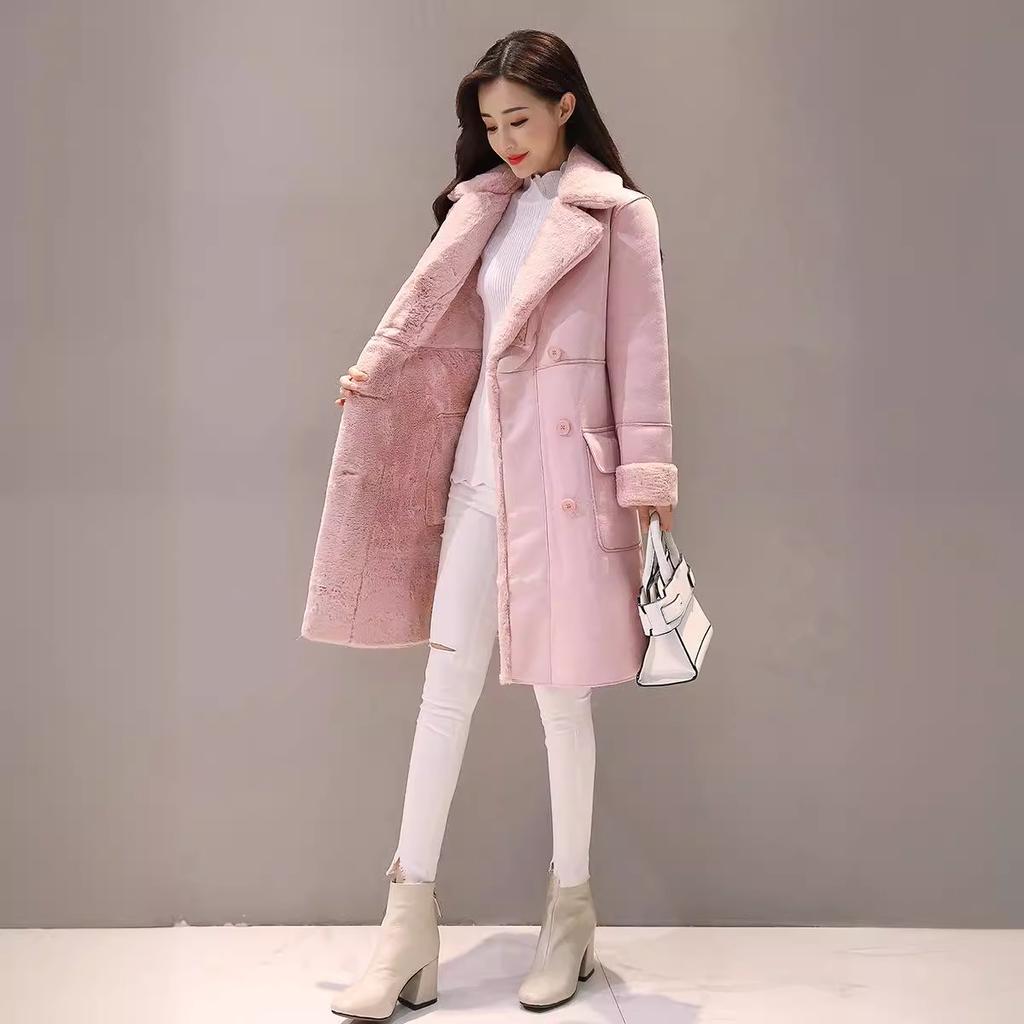 Winter Fashion Rabbit Fur Coat Velvet Fur Coat Long Fur Coat Female Loose Thick Warm Mink Fur Teddy Coat