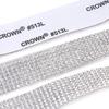 Color Rhinestone Diamond Strip Diy Accessories Row Diamond Tape Diamond Strip Diamond Sticker Self-Adhesive Jewelry Adhesive Clothing Accessories