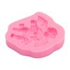 Fondant Chocolate Model Angel Shaped Soft Elastic Silicone Chocolate Candy Decorating Model for Baking Cake Making