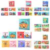 Baby Interactive Cloth Book Early Education Toy Animal Number Cognition Baby Cloth Book