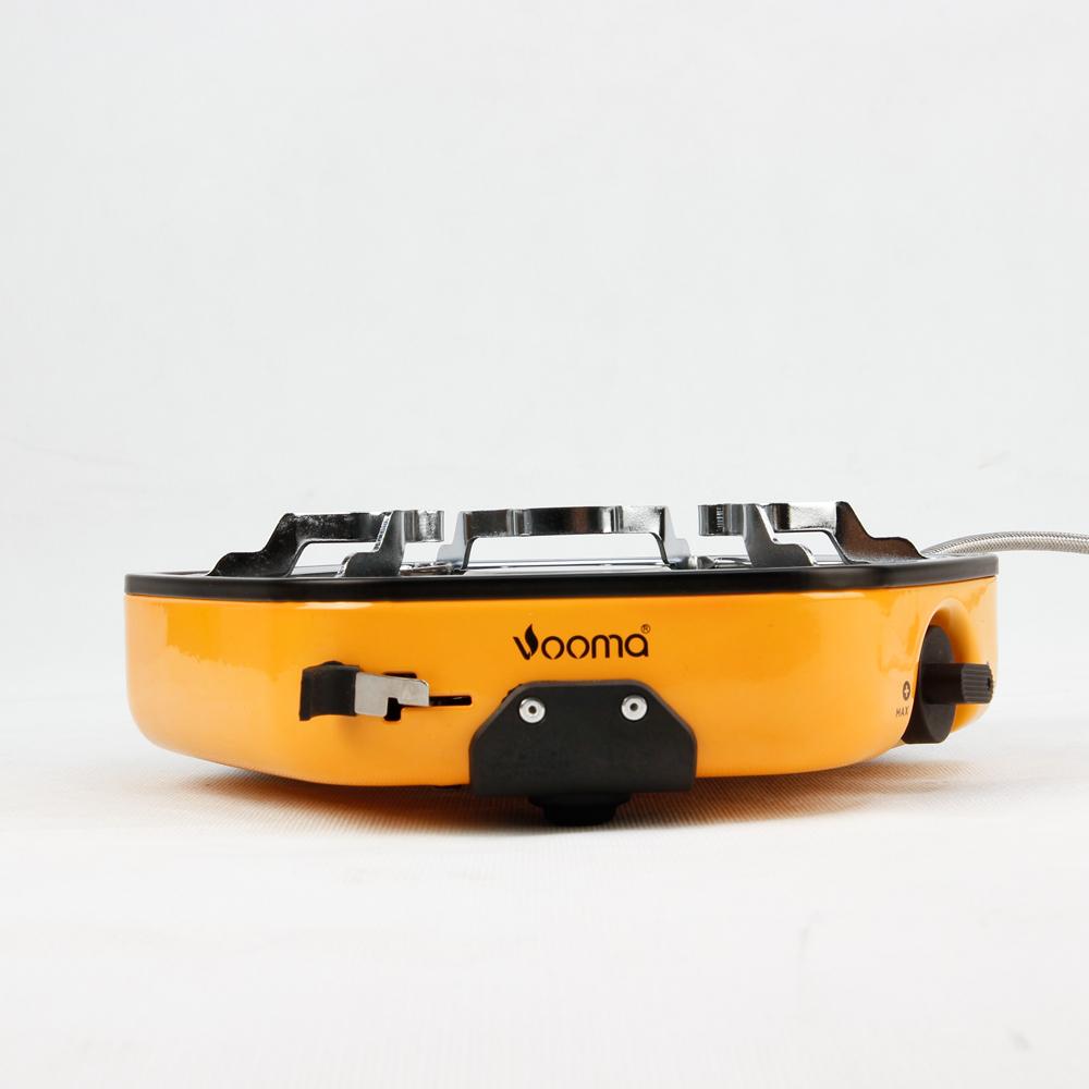 Portable Outdoor Camping Picnic Stove, Suitable for Family Travel Adventure, Split Windproof, Uses Propane Fuel жёлтый