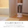 Yamazen Quick Warm Carbon Heater & Far Infrared Sealed Heater Twin Heat Plus 3 Level Output Max 1200W Automatic Oscillation White DBC-W121(MW)