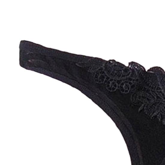 G-string Panties Low Waist Open Crotch See-through Hollow Hip G-String Panties Women Accessory