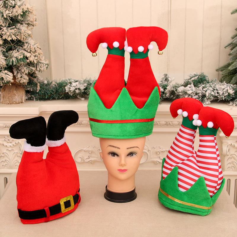 New Creative Christmas Elf Hat - Festive Clown Cap & Holiday Decoration