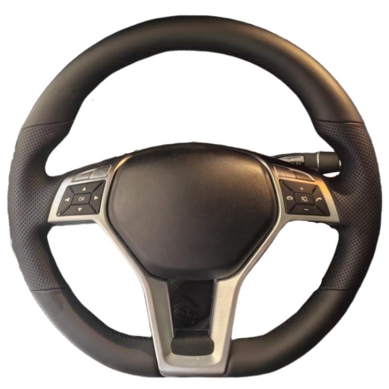 Hand Sewning Artificial Leather Car Steering Wheel Cover For Mercedes Benz A45 AMG W176 C63 W204 CLA C117 CLS S-Model 2011-2016
