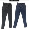 Høy midje jeans for kvinner Slim Stretch Denim Jean Bodycon Duskbelte Bandasje Skinny Push Up Jeans Kvinne Klær 4XL 5XL